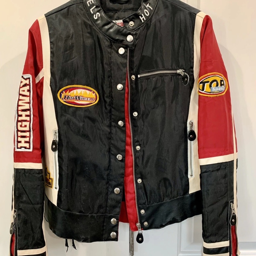 S.L. Fashions Black and Red Performance Jacket/USED